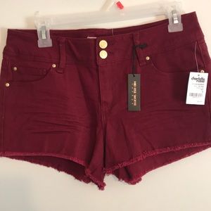Shorts from Charlotte Russe.